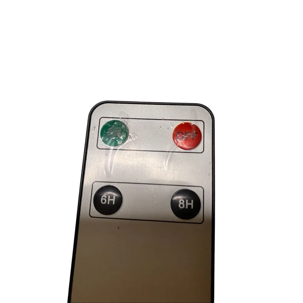 Remote Control 6H 8H Timer Replacement for LED Candles Lights Battery CR2025